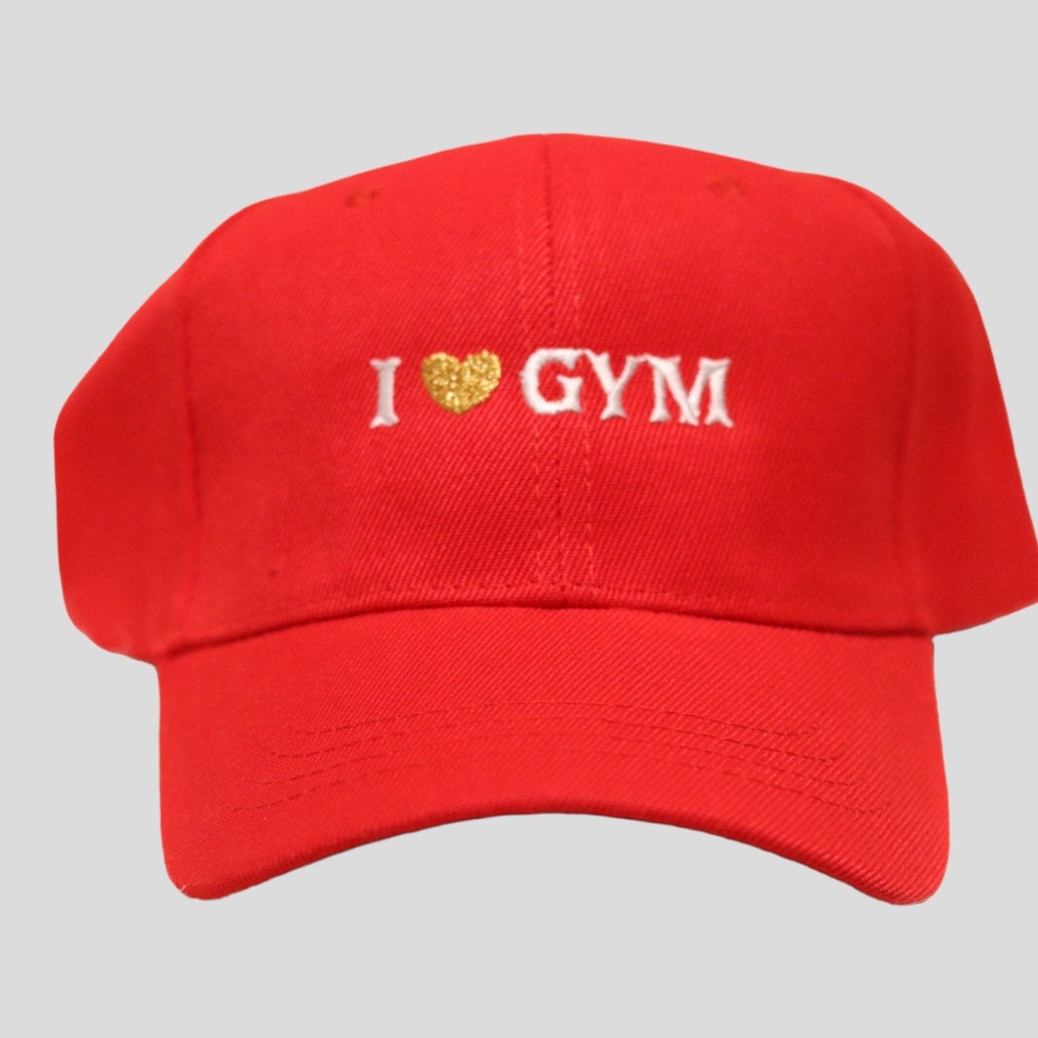 Friki sports cap with embroidered message " I Love Gym" - Frikitona Sport Wear