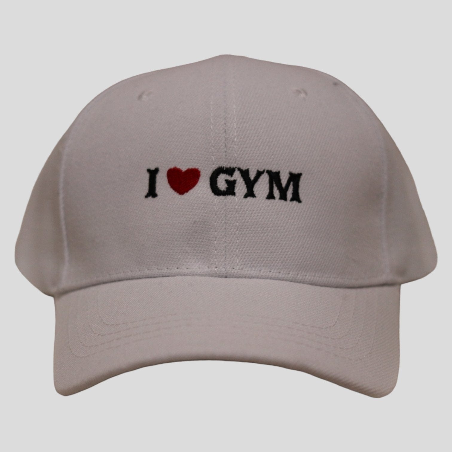 Friki sports cap with embroidered message " I Love Gym" - Frikitona Sport Wear