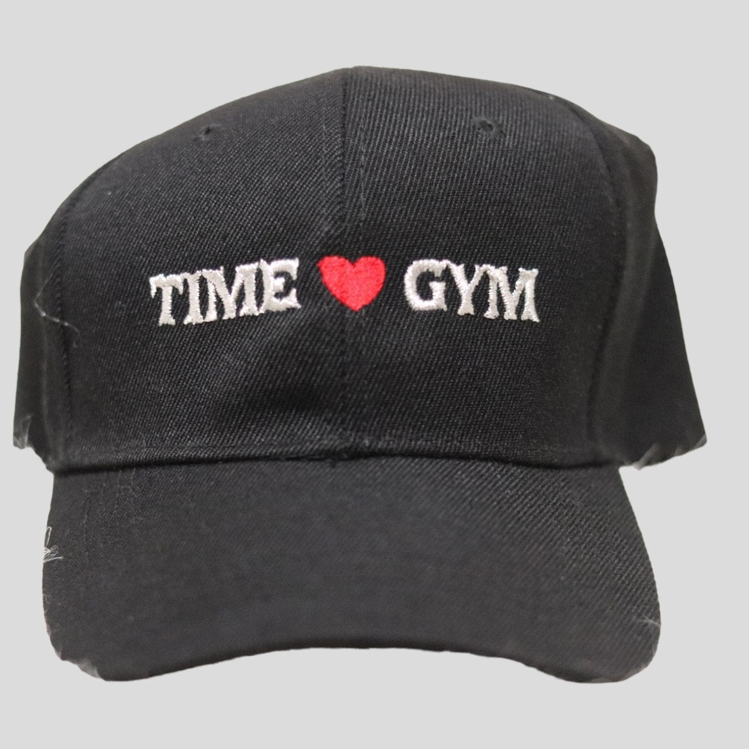 Friki sports cap with embroidered message "Time love gym" - Frikitona Sport Wear