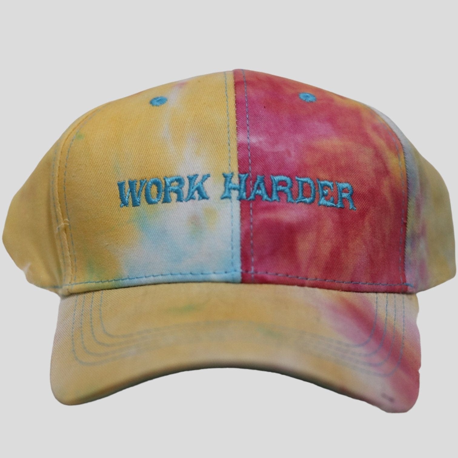 Friki sports cap with embroidered message "Work Harder" - Frikitona Sport Wear