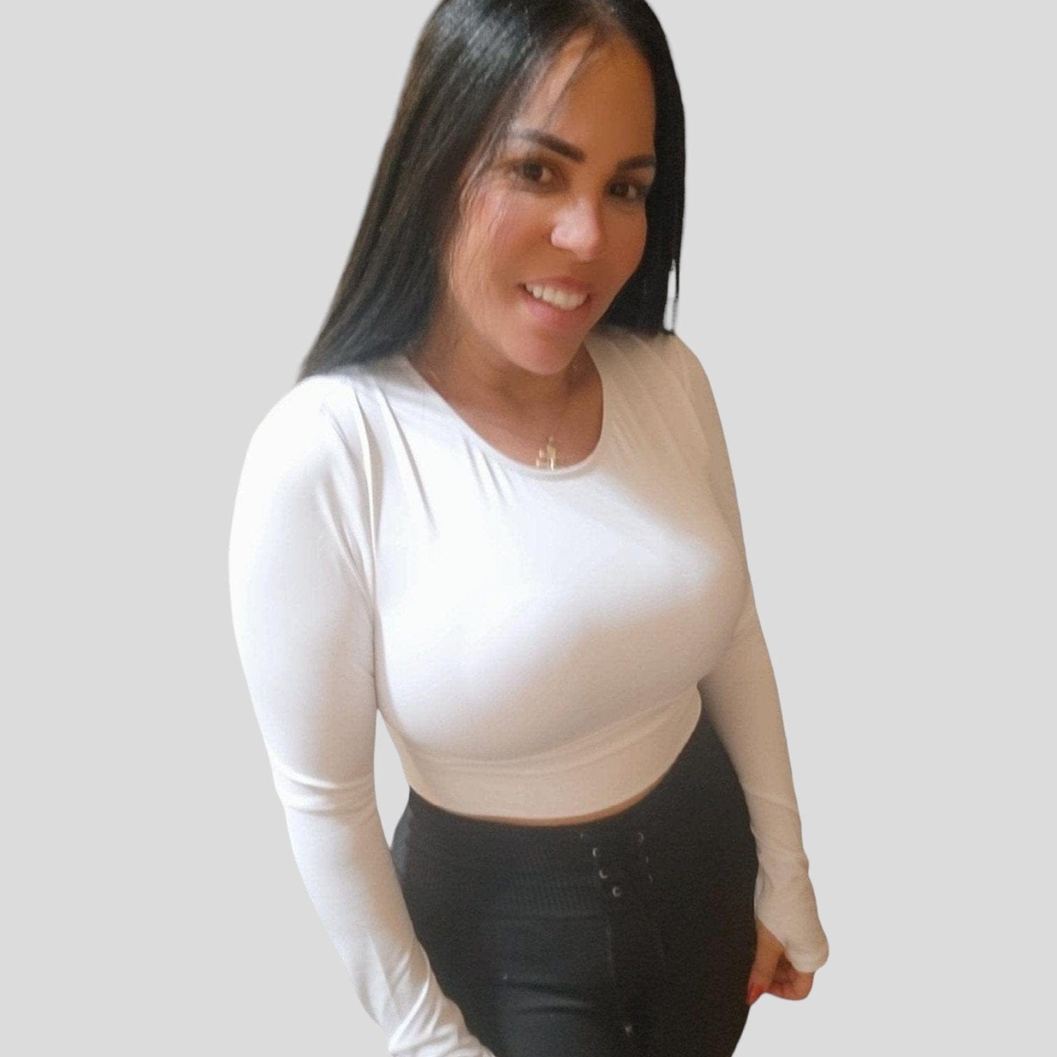 Gatubela long-sleeved sporty t-shirt with cross back - Frikitona Sport Wear