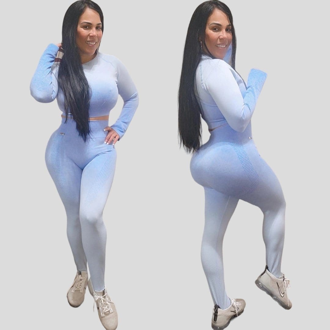 Rainbow women's yoga set - Frikitona Sport Wear