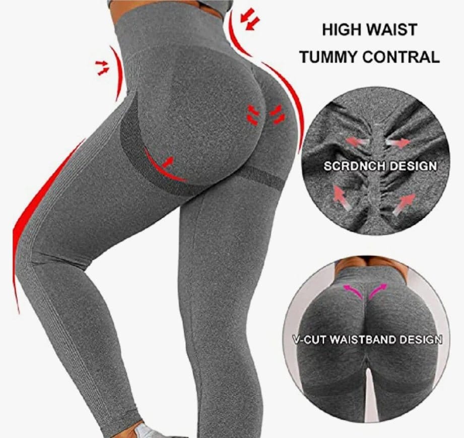 Sedution scrunch butt lifting hight rises sports leggings - Frikitona Sport Wear