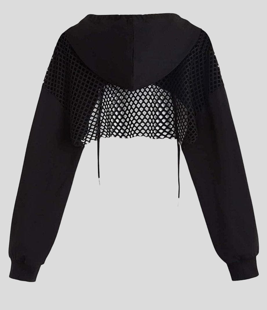 Wolf Cropped Sweater - Frikitona Sport Wear
