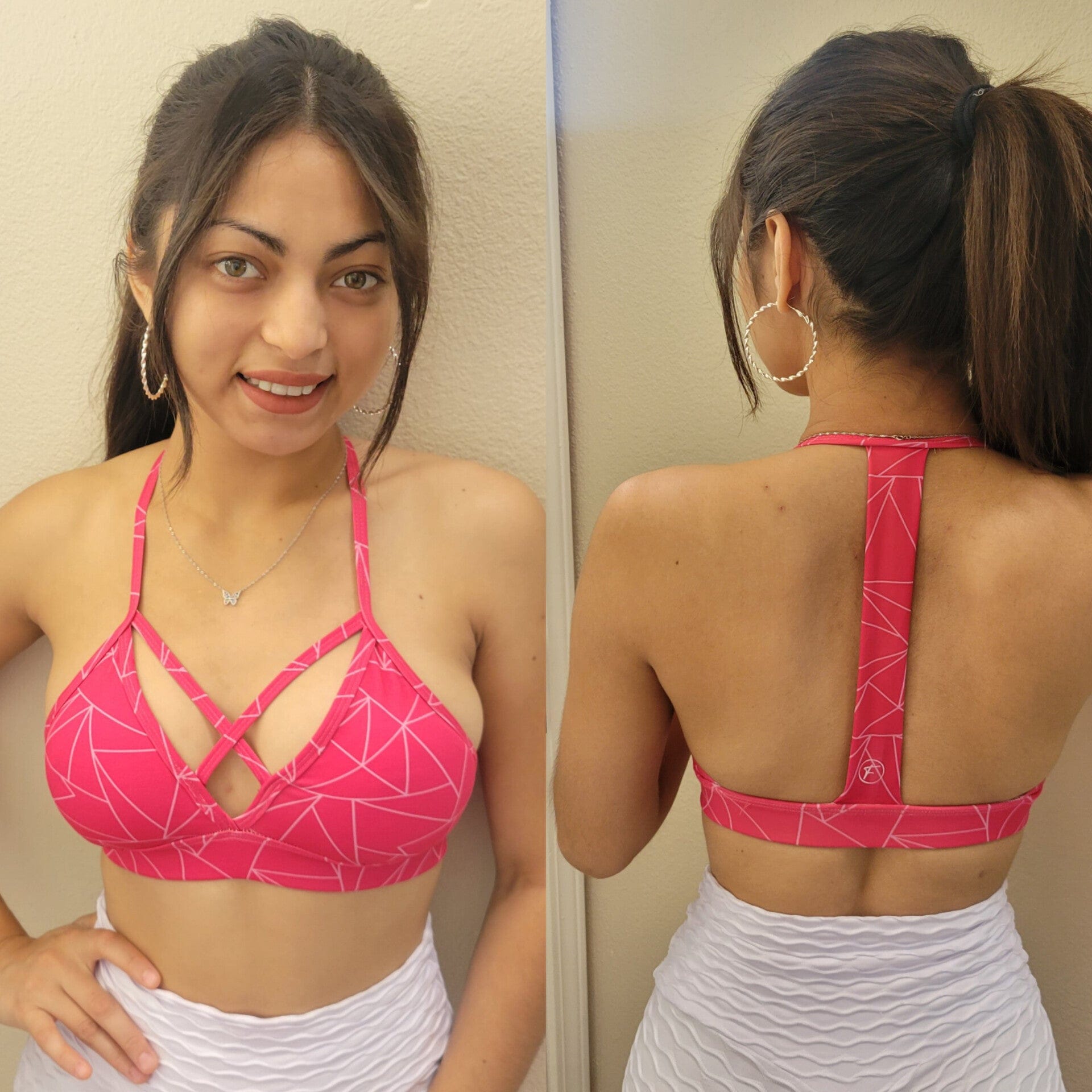 Zebra sport bra