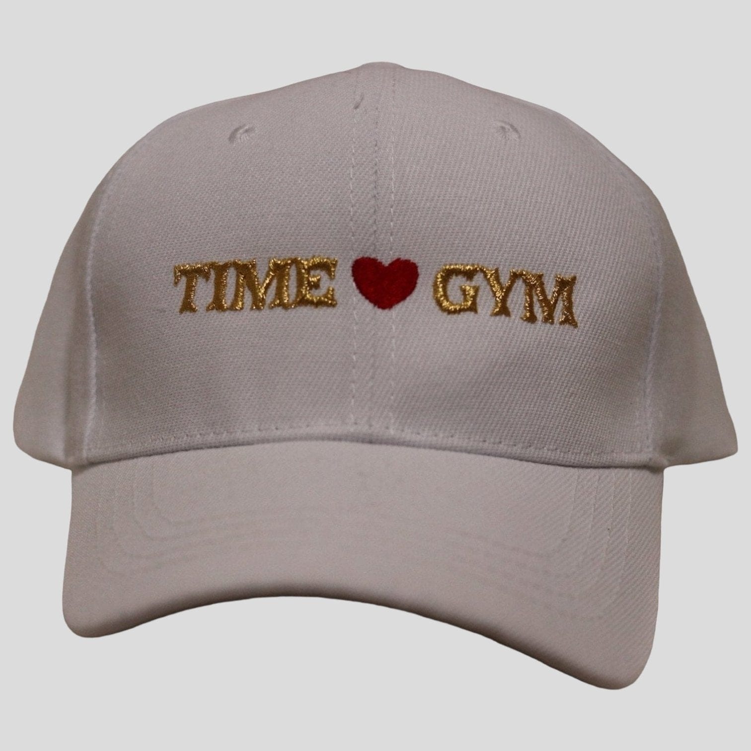 Friki sports cap with embroidered message "Time love gym" - Frikitona Sport Wear