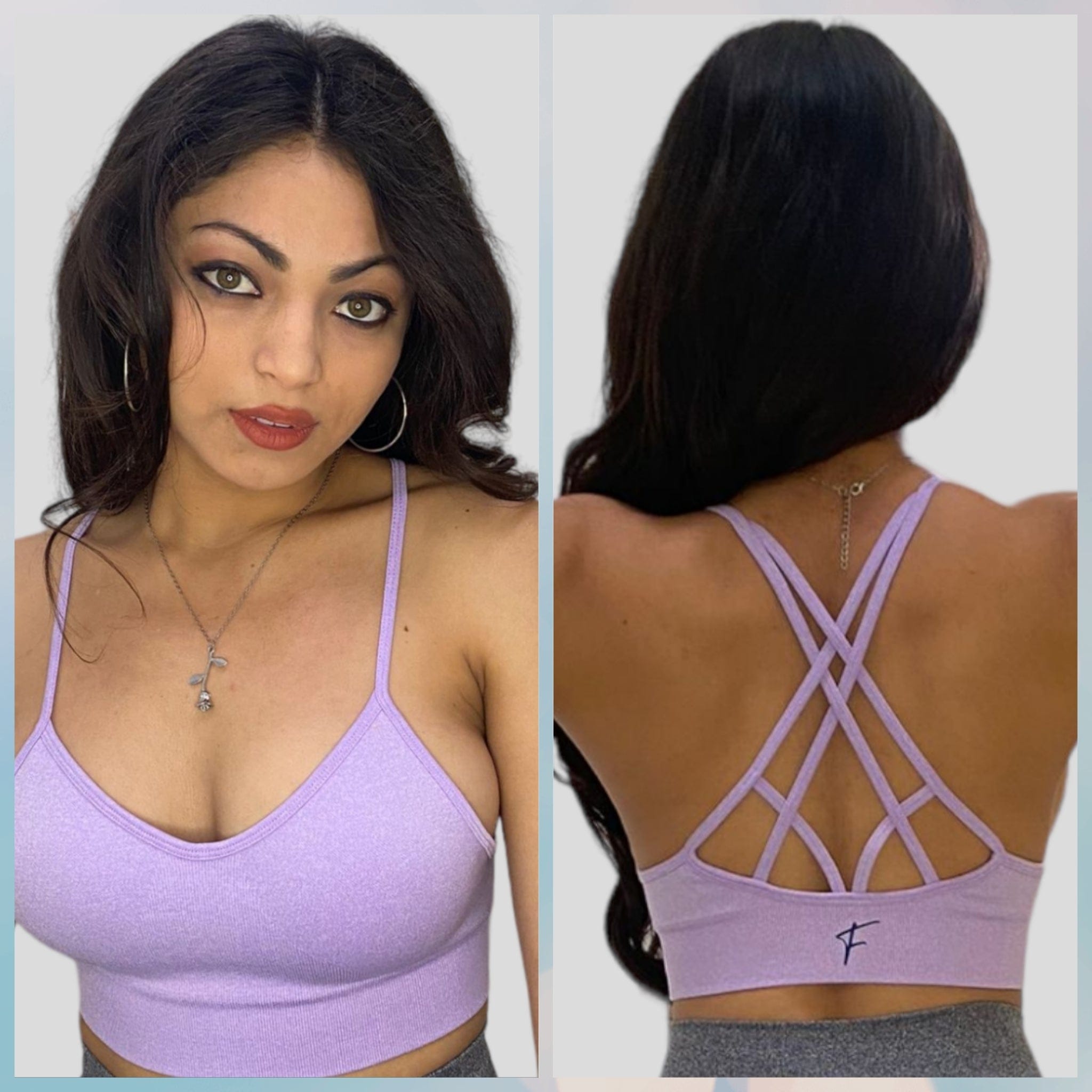 Spiderweb sport bra